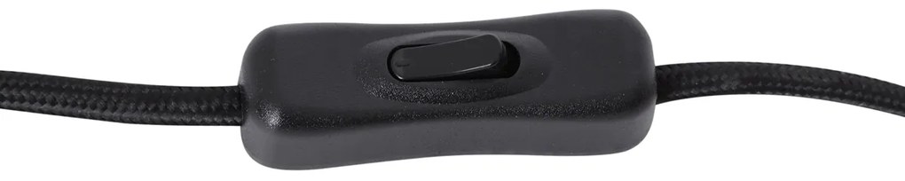 Модерна настолна лампа бронз с бял мрамор - Marissa