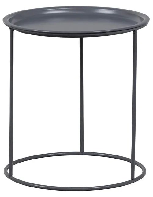 Светлосива масичка за кафе, ø 40 cm Ivar - WOOOD