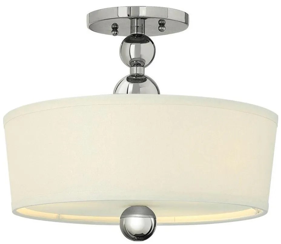 Hinkley HK-ZELDA-SF-PN - Плафон ZELDA 3xE27/60W/230V, лъскав хром