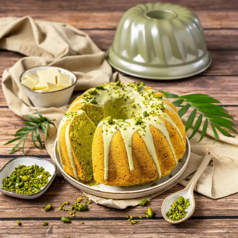 Форма за печене Zenker 7455, Кръгла, 25 см, ILAG Maximizing Green покритие, До 180C, Зелен