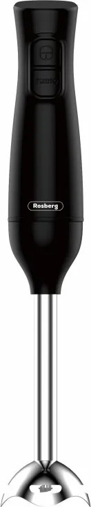 Ръчен пасатор Rosberg R51112OS, 400W, 2 скорости, Метален подвижен накрайник, Черен
