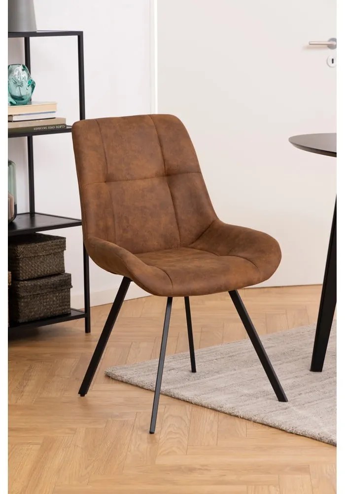 Кафяви трапезни столове в комплект от 2 броя Waylor - Actona