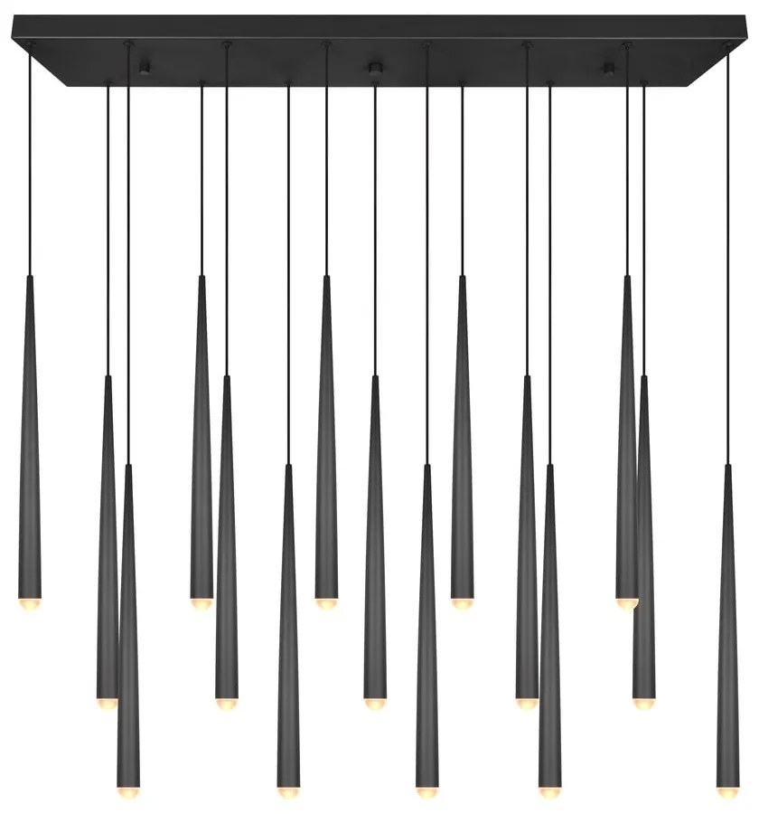 Черно LED висящо осветително тяло Cala – Trio Select