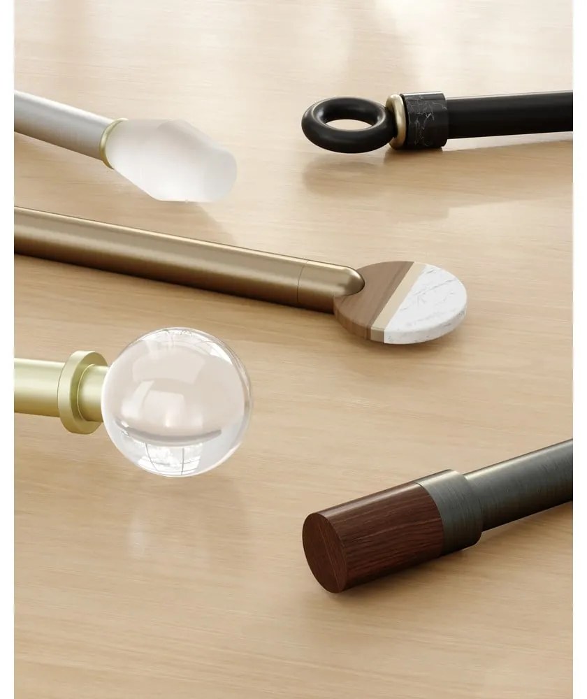 Стоманен разтегателен корниз 183 - 366 см Blok - Umbra