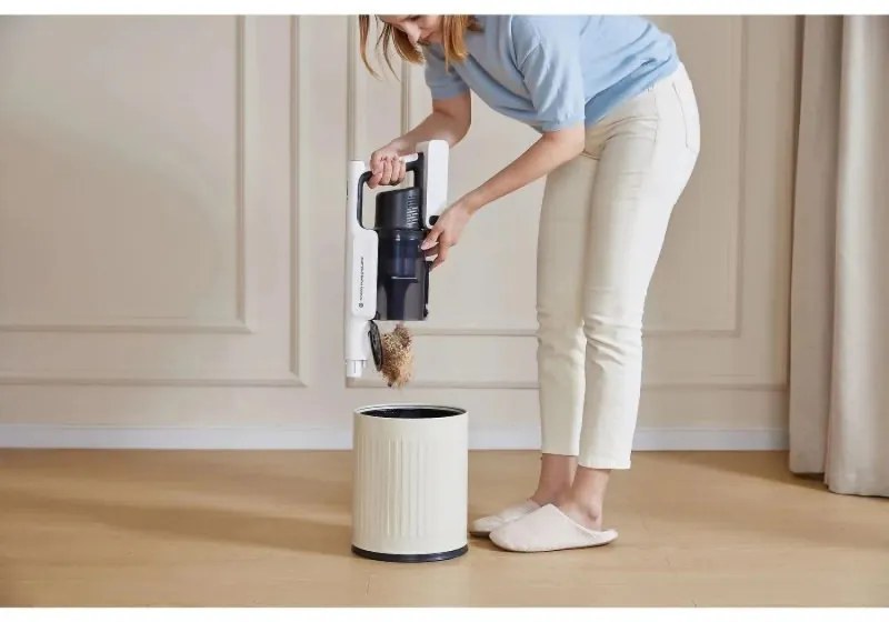 Вертикална прахосмукачка Tineco A30S Plus, 160W, 20000 Pa, 140 м2, 60 мин, 1000 мл, iLoop сензор, PureCyclone технология, LED, Бял/сив
