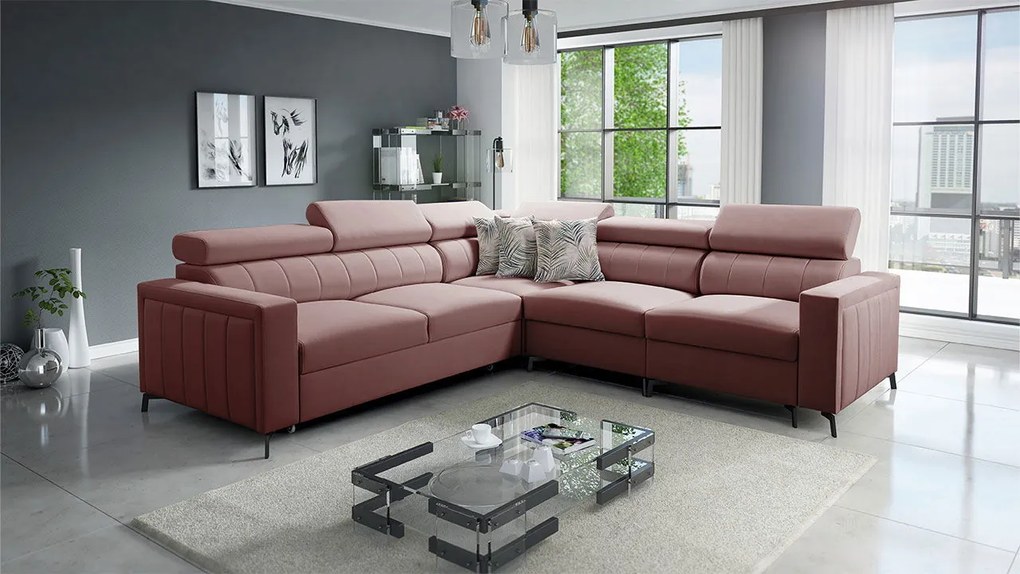 Ъглов диван Baltico IV-Right-Roz