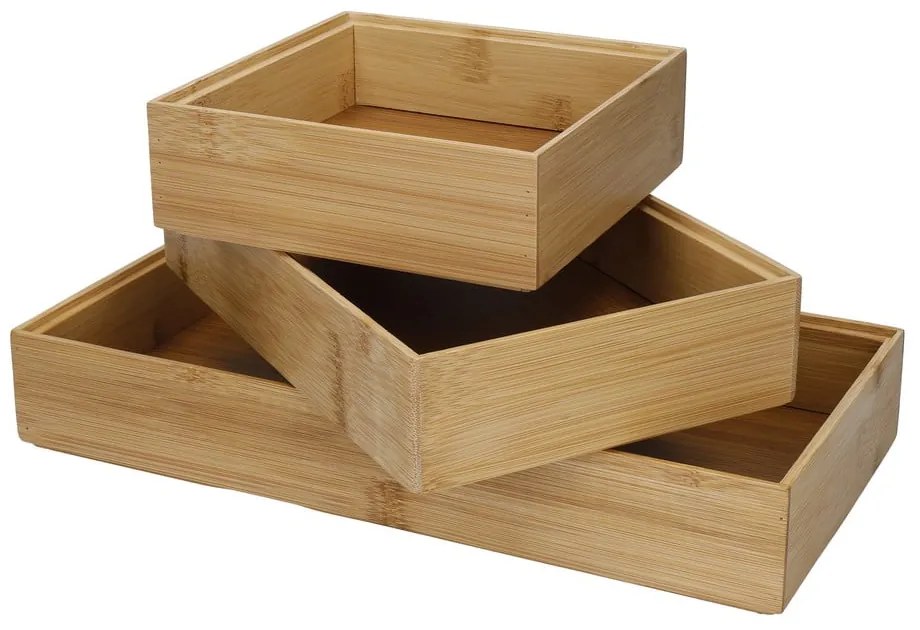 Бамбукови органайзери за чекмеджета в комплект от 3 Copco - Kitchen Craft