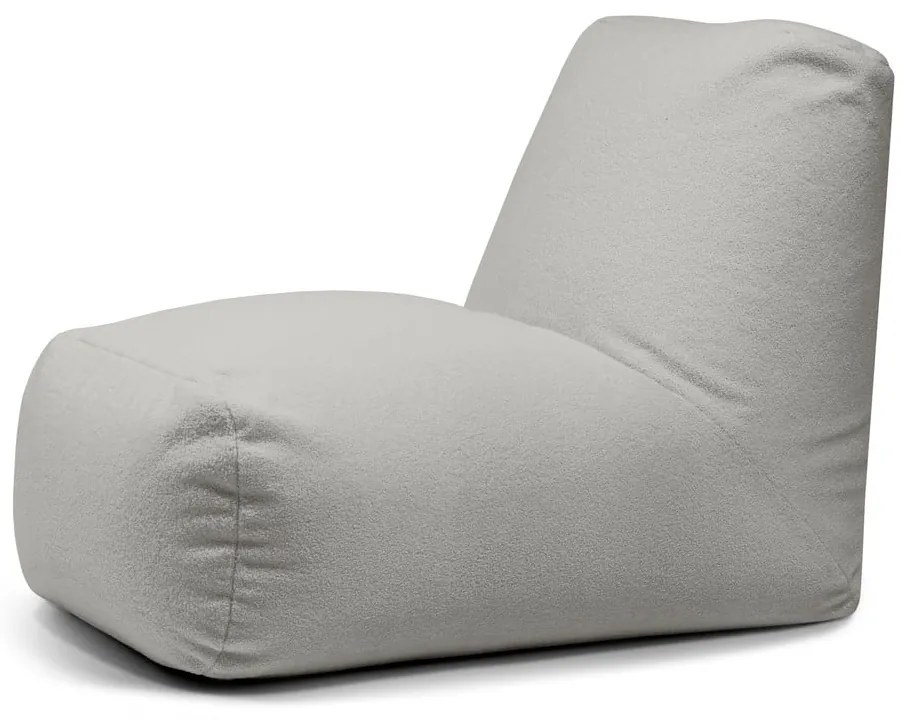 Светлосив пуф от букле Tube – SLOWDOWN