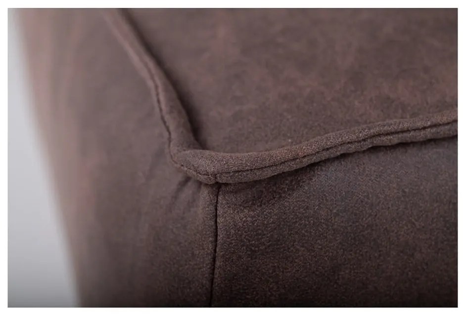 Кафява табуретка от изкуствена кожа Copenhagen - Scandic