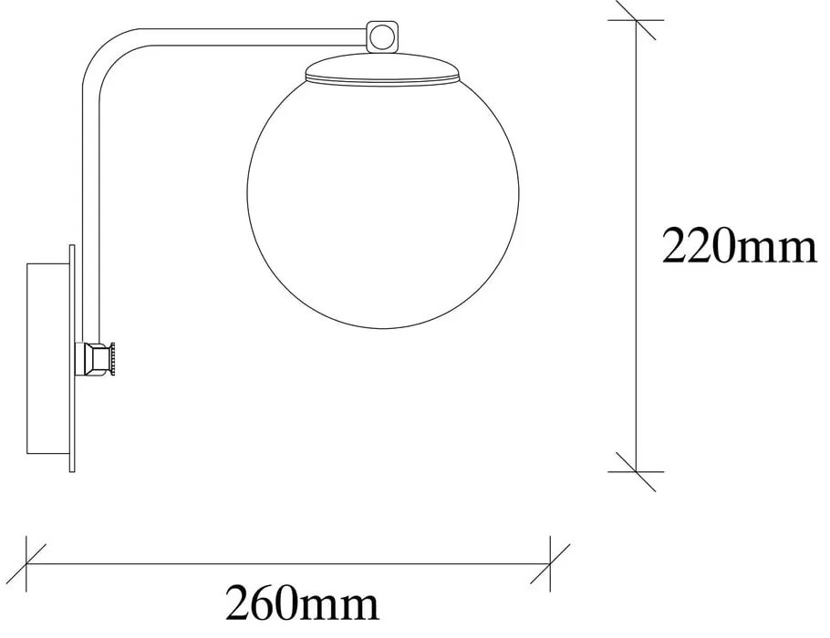 Стенна лампа в златисто ø 15 cm Daisy – Opviq lights