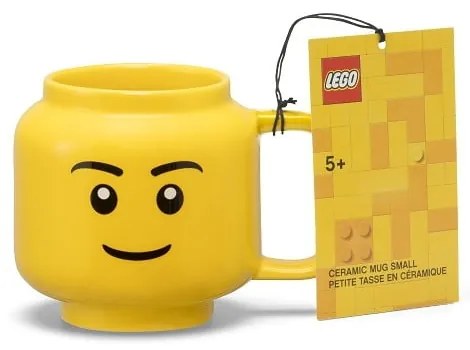 Жълта керамична бебешка чаша 255 ml Head - LEGO®