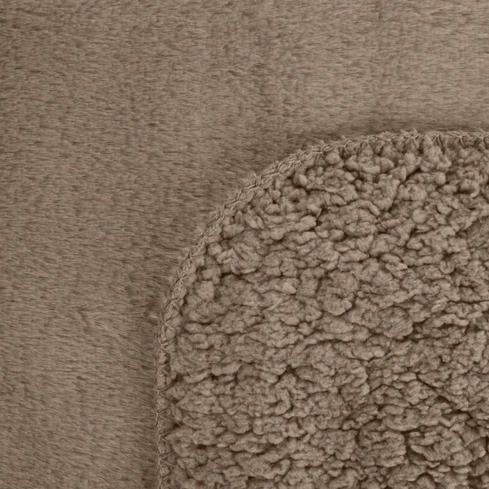 Двустранна покривка за легло от овча кожа, бежова Ширина: 220 см | Дължина: 240 см