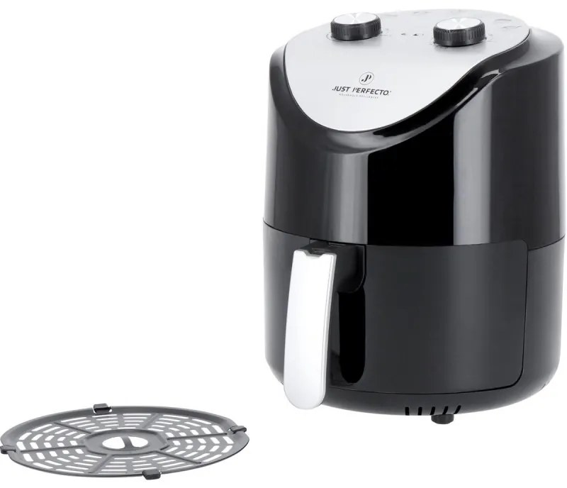 Фритюрник с горещ въздух Just Perfecto JL-14, 1200W, 3.5 литра, 80-200 C, Таймер, Черен