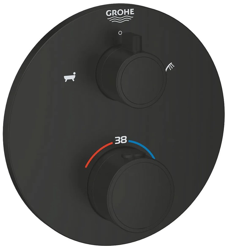 Термостатен смесител за вана, 1022102430, с 2 изхода и вграден превключвател