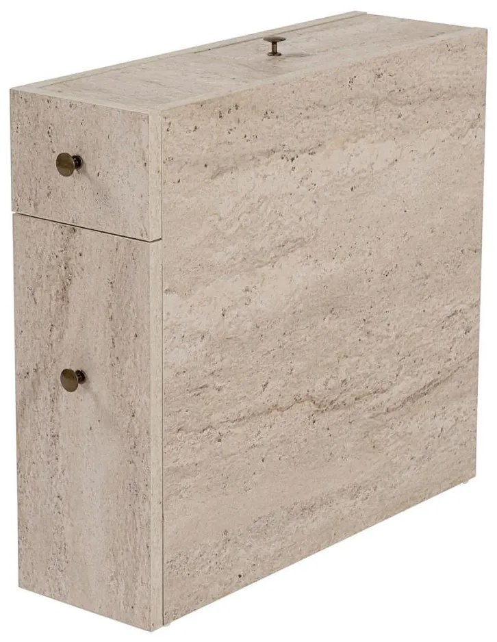 Шкаф за баня MELODY декор мрамор бежов