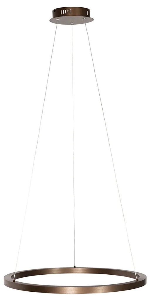 Висяща лампа бронз 60 см с LED 3-степенна димируема - Girello