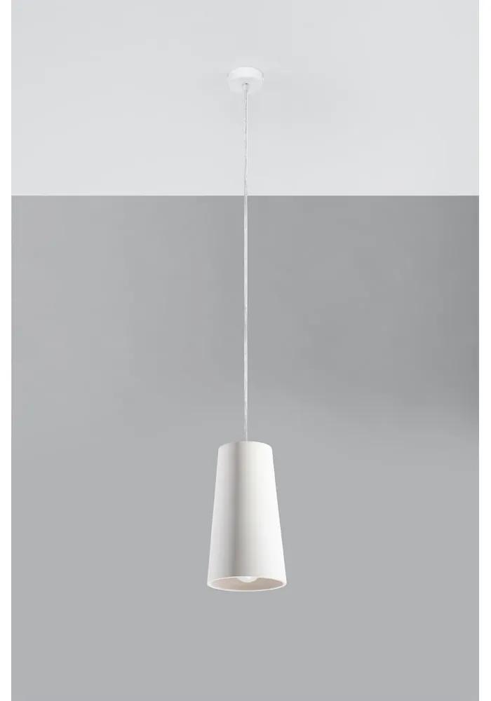 Бяла керамична висяща лампа Armica - Nice Lamps