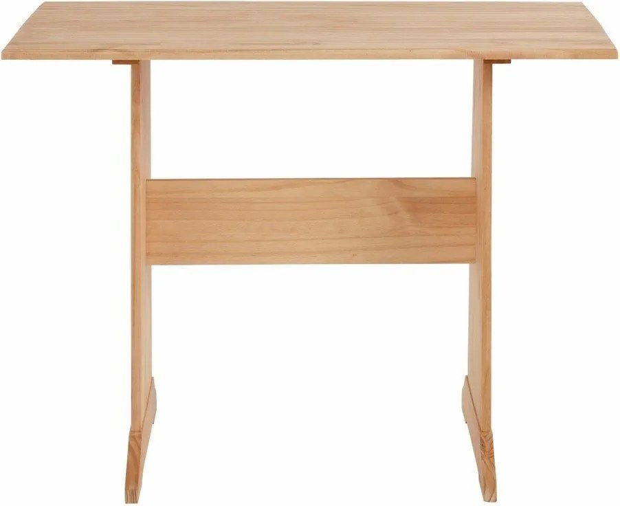 Ъглова пейка и маса за хранене от масивна борова дървесина Samantha - Støraa