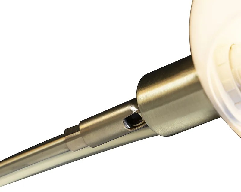 Подова лампа в стил арт деко златиста 5-светлинна - Sixties Marmo