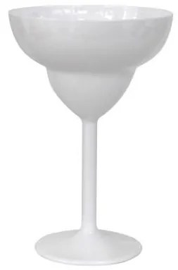 Поликарбонатна чаша за Маргарита (MARGARITA) 350мл 11,8xh17,5см бяла RK-PRЕMIUM WHITE-(PM.M30)  - Rubikap
