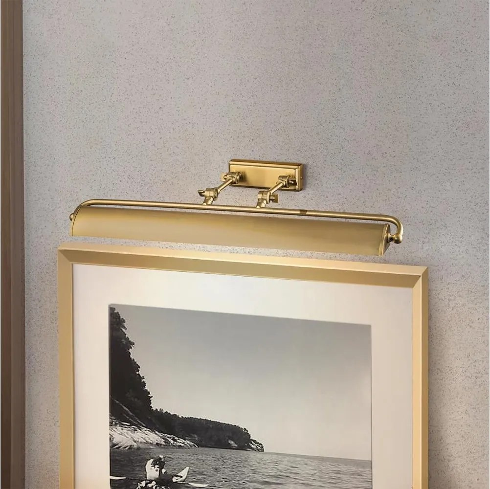 Elstead WINCHFIELD-PLL-AB - Осветител за картини WINCHFIELD 4xE14/40W/230V златен