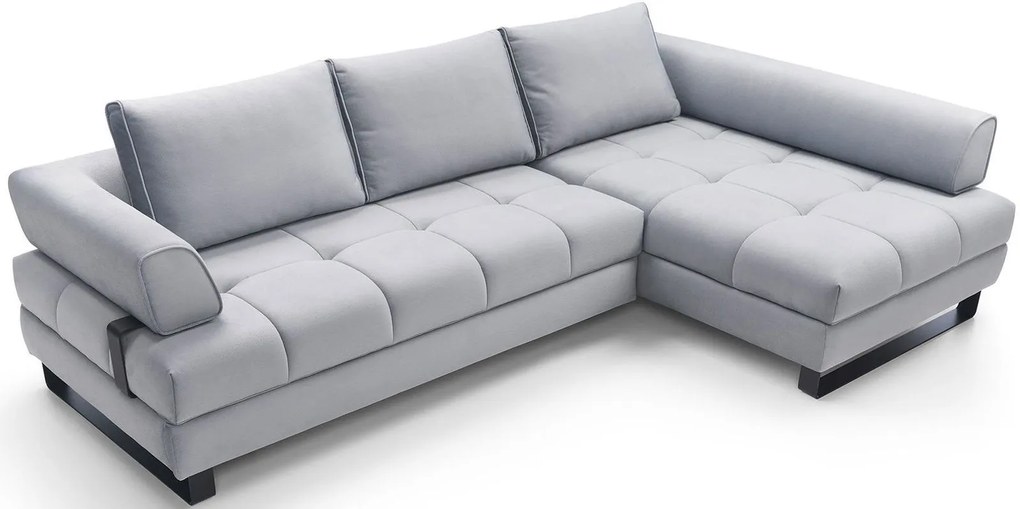 Ъглов диван Hanna-Left-Gray Light