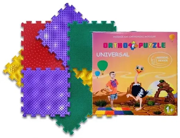 Модулен килим за игра Ortho Puzzle - Микс - Универсален