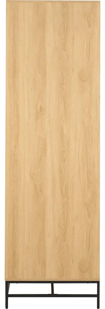 Гардероб от дъбов декор в естествен цвят 99x200x60 cm Albany – Actona