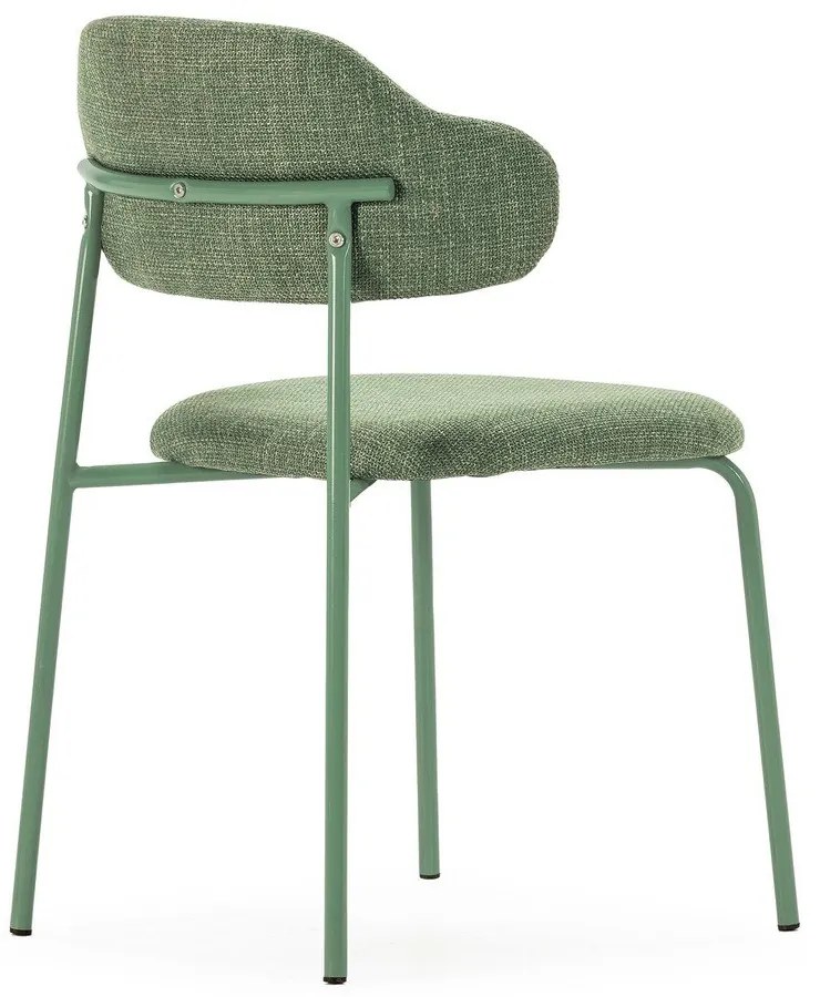 Зелени трапезни столове в комплект от 4 бр. Adriel – Marckeric