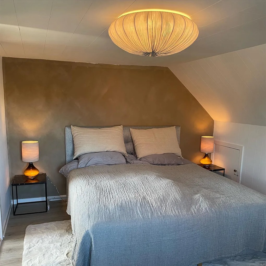 Дизайнерски таванна лампа сива 60 см 5-светлина - Plu