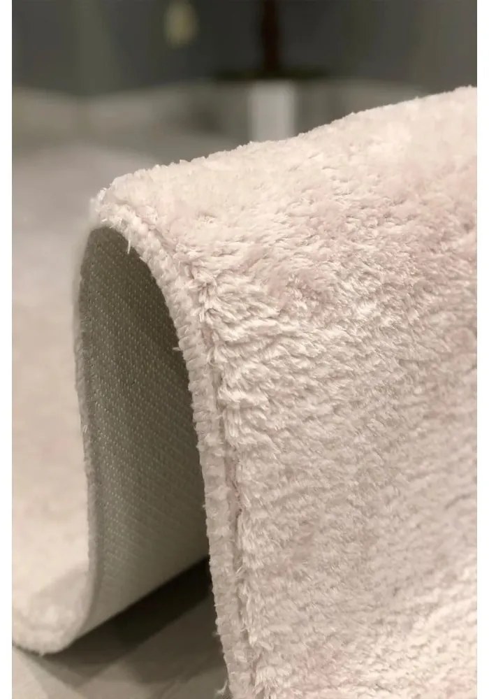 Кремави килими за баня в комплект 2 бр. 50x90 cm Plush – Mila Home