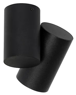 Дизайнерски прожектор черен регулируем - Michael