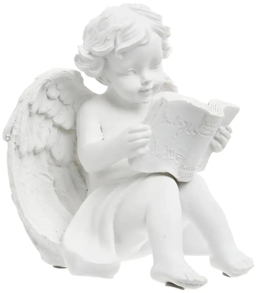 Декоративна фигура atmosphera Angel, Смола, 16 cm, Асорти