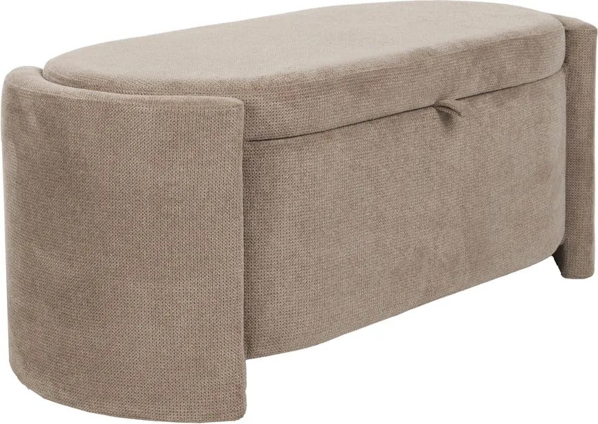 Светлокафява пейка Miro – White Label