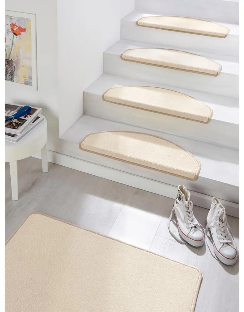 Комплект от 15 кремави стъпала за стълби, 23 x 65 cm Fancy - Hanse Home