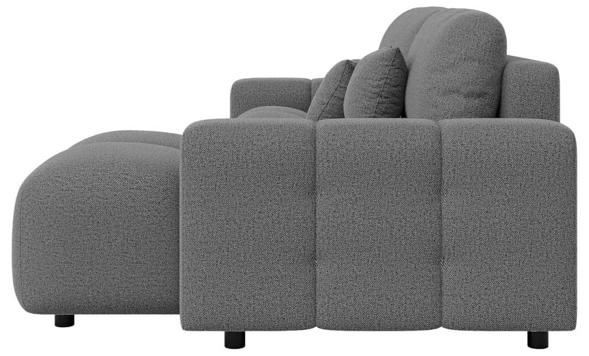 Сив разтегателен ъглов диван (променлив) Luki – Ropez