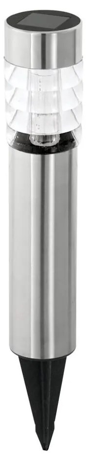 Eglo 48581 - Слънчева лампа с LED сензор/0,06W/1,2V 100 mAh IP44 матов хром