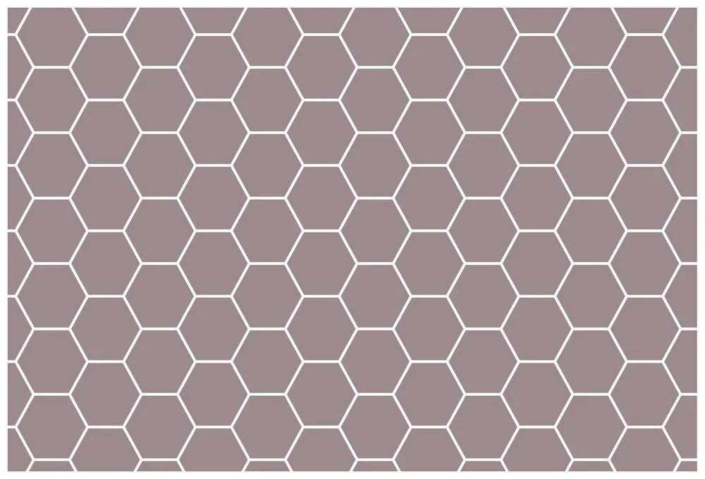 Тапет – Модерен шестоъгълен модел