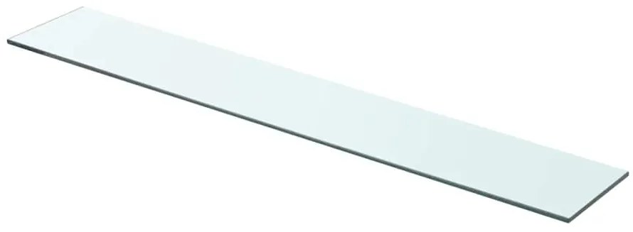 3051572 vidaXL Рафтове, 2 бр, панели прозрачно стъкло, 80x12 см