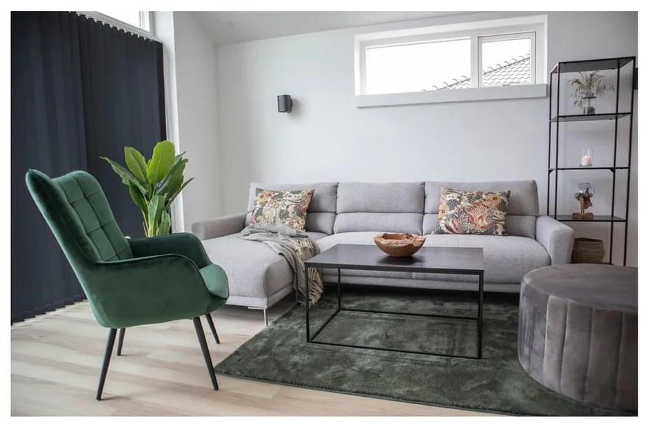 Фотьойл от зелено кадифе Glasgow - House Nordic