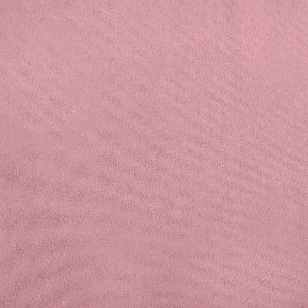 Кучешко легло розово 66x40x45 см кадифе