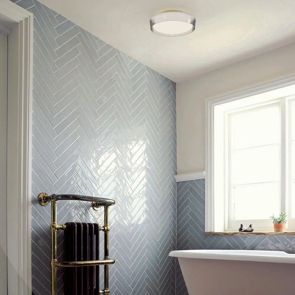 Бяла лампа за таван , ø 30 cm Nilo - SULION