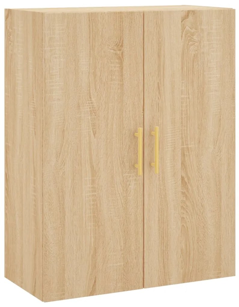 828415 vidaXL Стенен шкаф дъб сонома 69,5x34x90 см