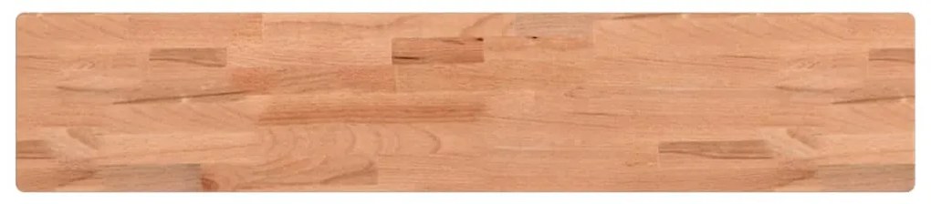 356024 vidaXL Стенен рафт 100x20x1,5 см буково дърво масив