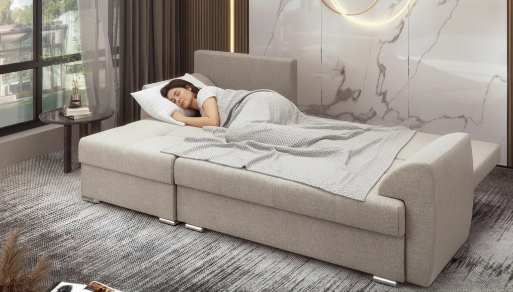 Разтегателен ъглов диван Интерио