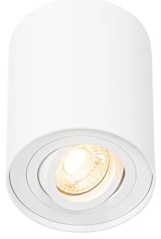 Комплект от 4 модерни таванни спота бели, въртящи се и накланящи се - Rondoo Up