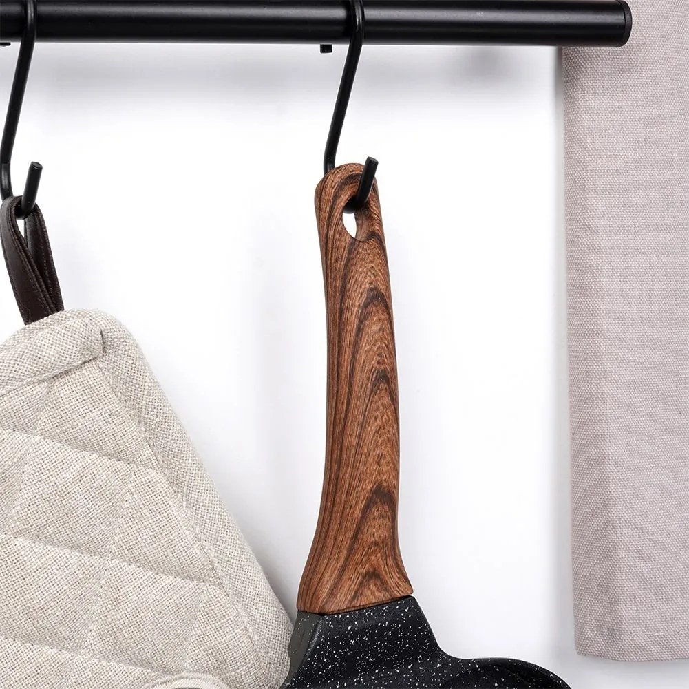 Тиган с 4 отделения за яйца, омлет и палачинки, незалепващо покритие, 19x19см