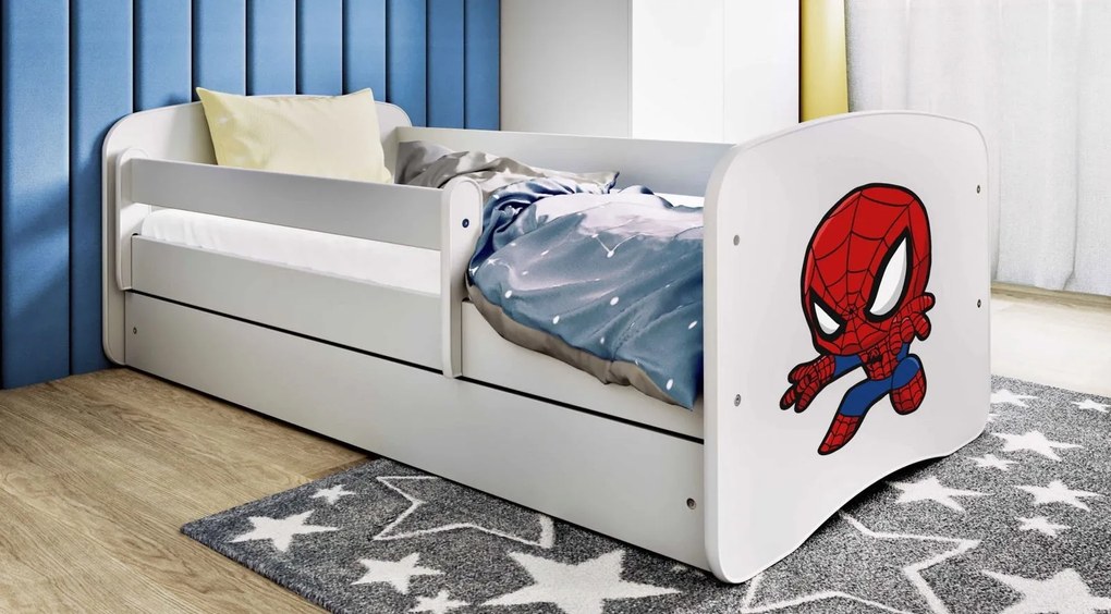 Детско легло Babydreams Cartoon-Leuko-180 x 80-Spiderman