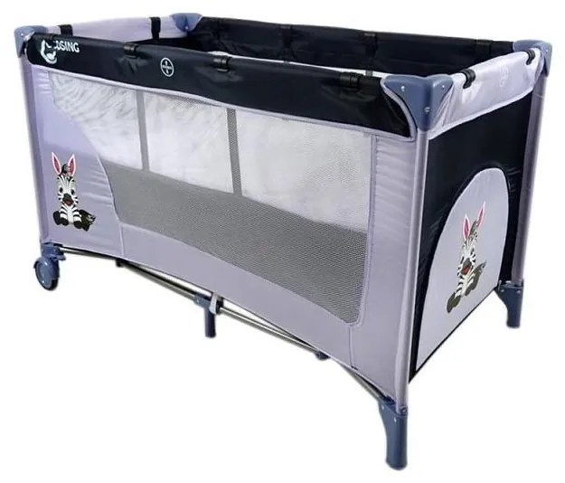 COSING - Пътна кошара с регулируемо положение ADAM Zebra Grey