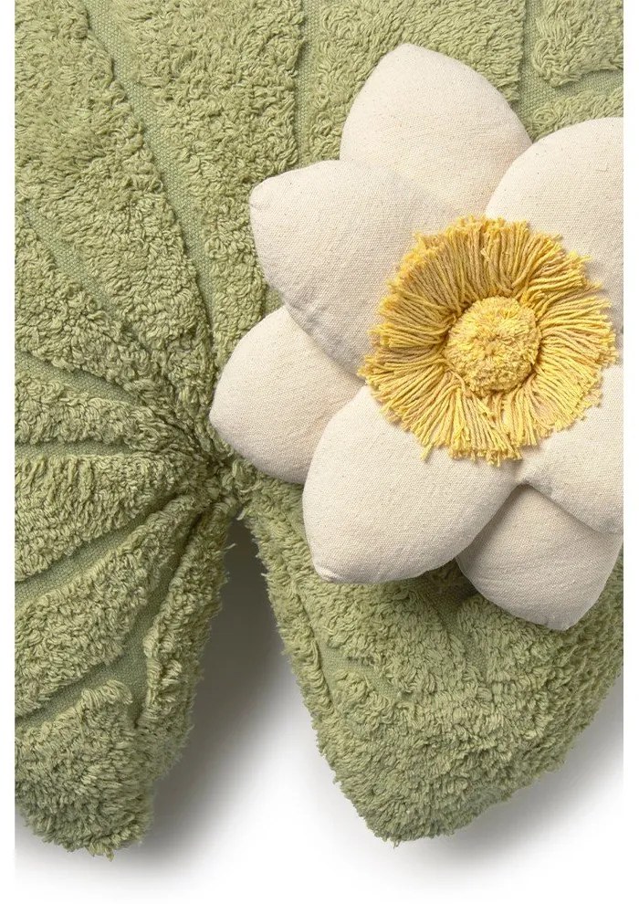 Памучна детска възглавница 60x60 cm Water Lily – Lorena Canals